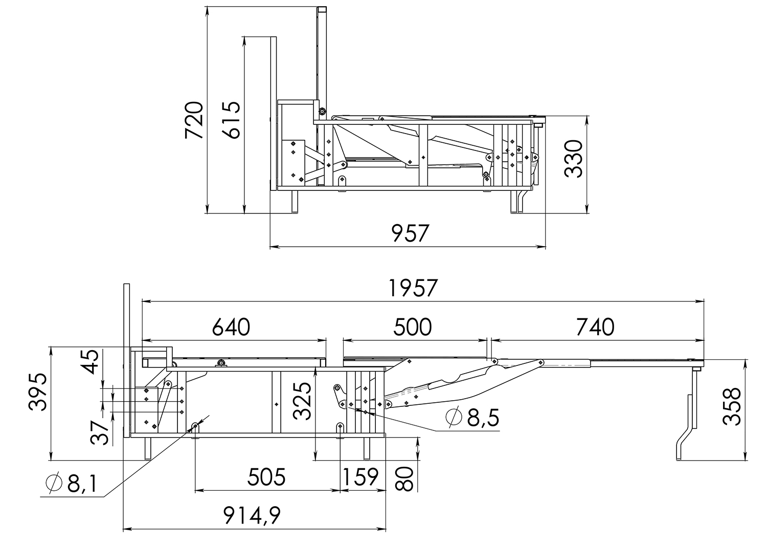 Механизм СМ Караван 2 L 1400