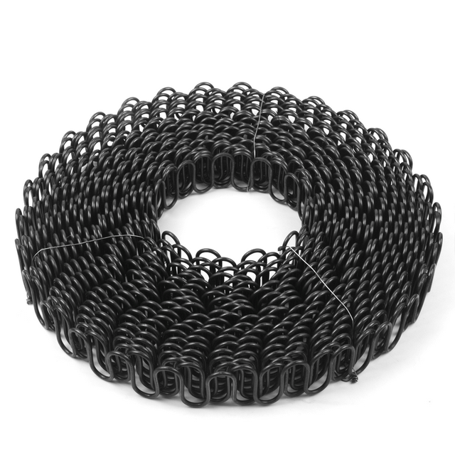 Змейка пружинная черная 3,8х570 мм УСИЛЕННАЯ