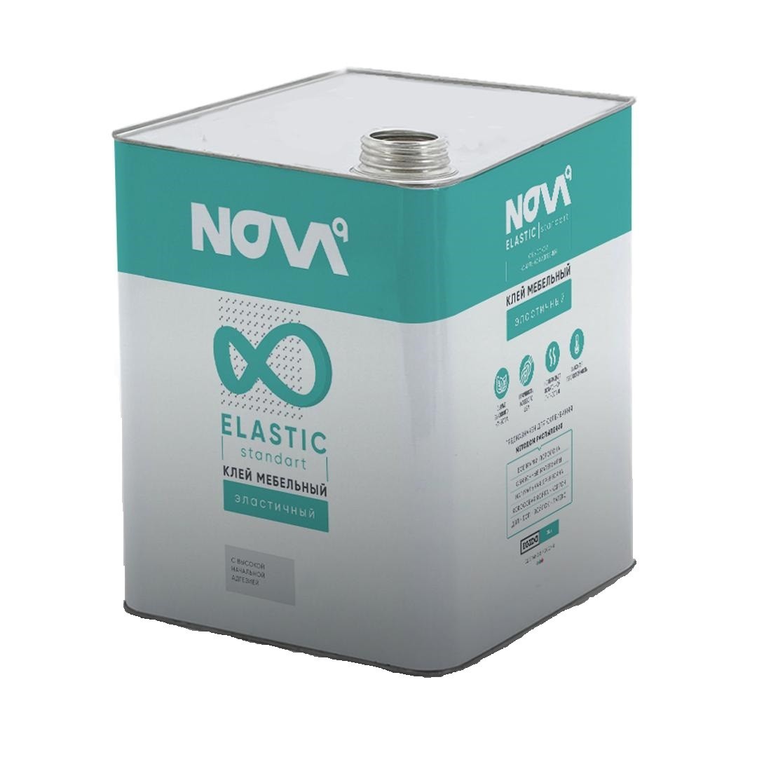Клей мебельный NOVA ELASTIC standart янтарный 225 кг
