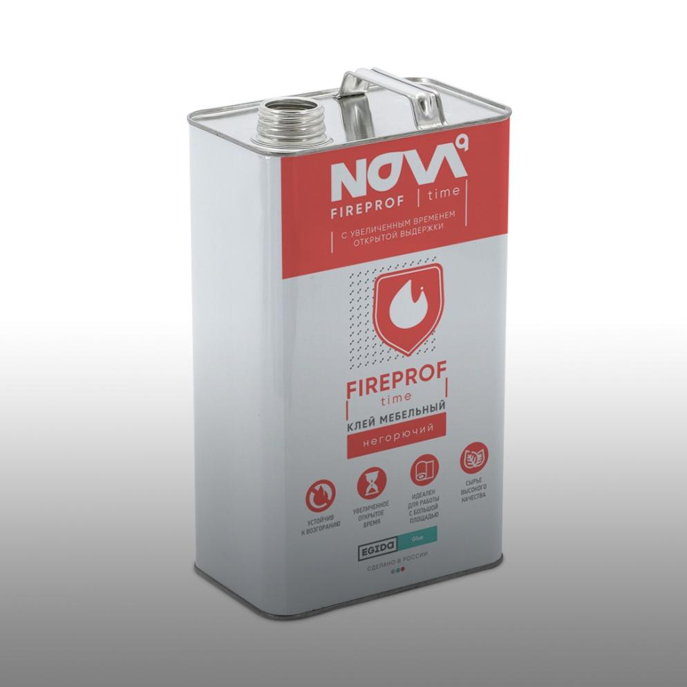 Клей мебельный NOVA FIREPROF Time STANDART красный 24 кг