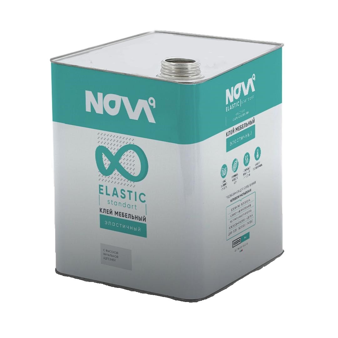 Клей мебельный NOVA ELASTIC standart янтарный 11 кг