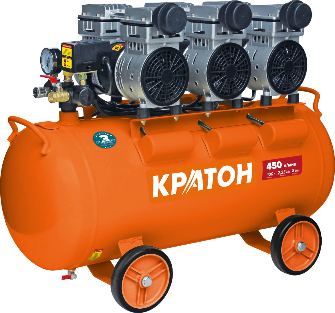 Компрессор Кратон AC-450-100-OFS безмасляный