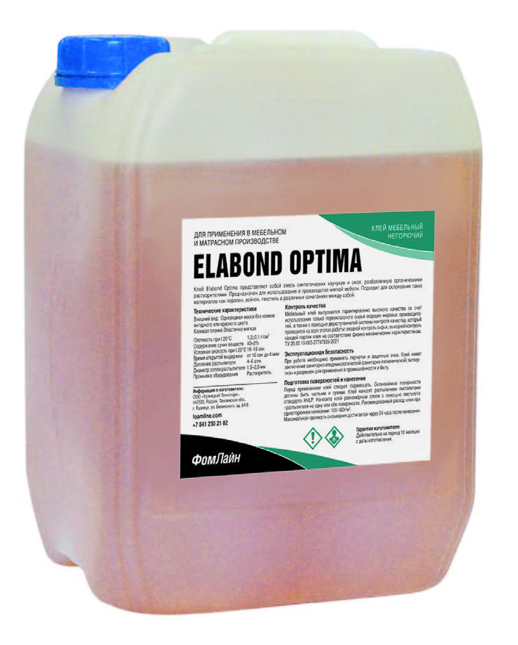 Клей мебельный Elabond Optima янтарный 5 кг