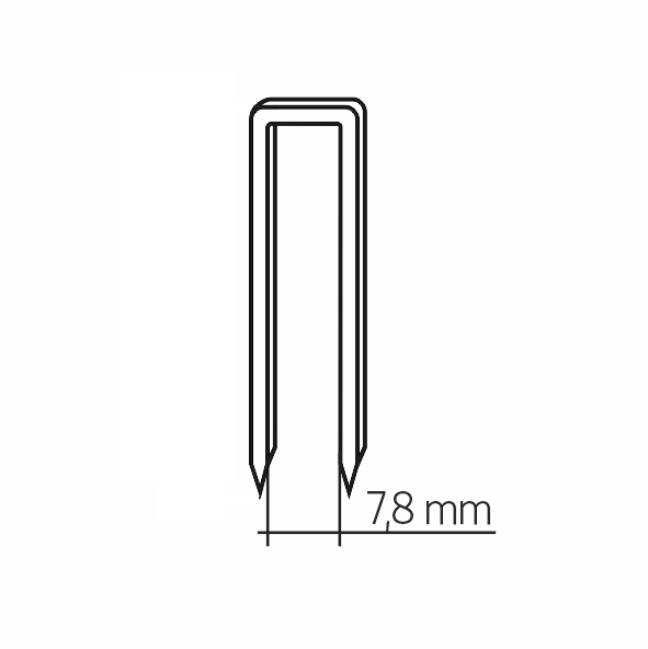 Скоба каркасная Prebena L 22 cnk