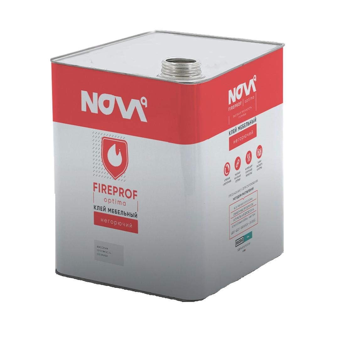Клей мебельный NOVA FIREPROF Optima янтарный 15 кг